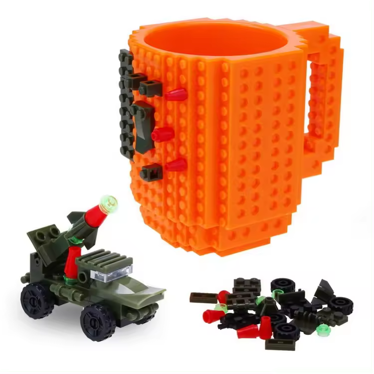 Taza de Construcción Creativa para Niños